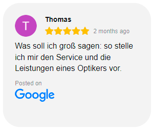 Sehtest Bewertung Ingolstadt sehr gut