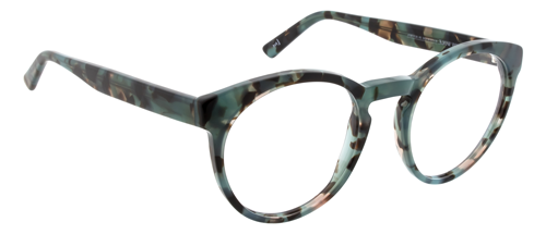 Andy Wolf Brille in Ingolstadt aus Kunststoff, grau, meliert, dicker Rand, unisex