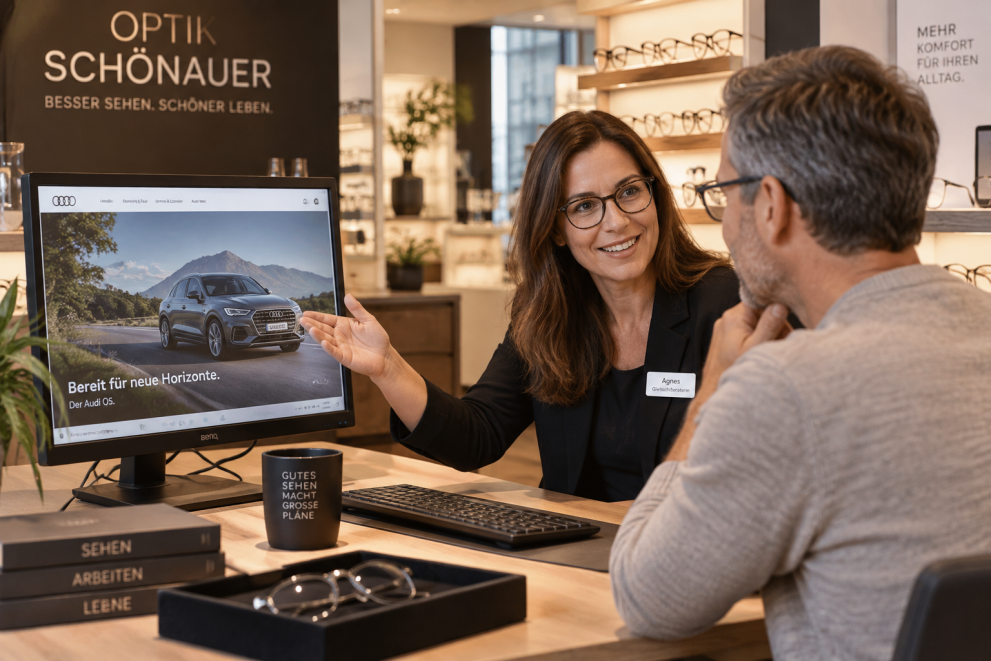 Beratung f&uuml;r Bildschirm- und Arbeitsplatzbrillen bei Optik Sch&ouml;nauer