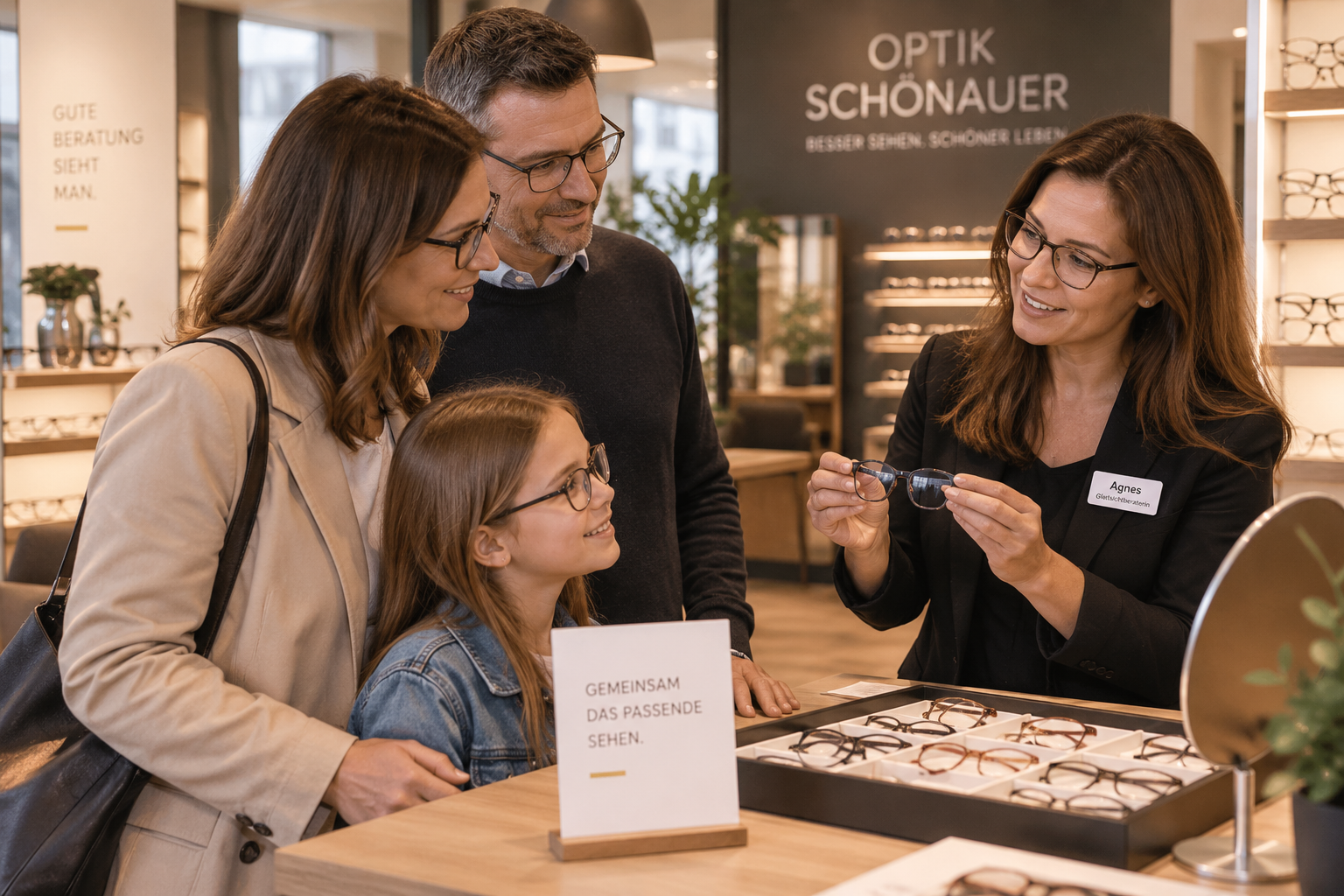 Brillenberatung Sehl&ouml;sungen bei Optk Sch&ouml;nauer